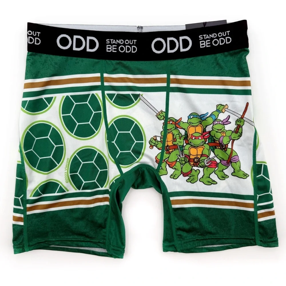 Odd Sox Teenage Mutant Ninja Turtles Boxer Briefs Mens Small Underwear TMNT Gift